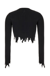 Top in misto viscosa nera -  | Wise