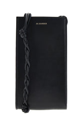 Black nappa leather Tangle phone case -  | Wise