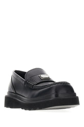 Black leather Ho-Trekking loafers -  | Wise