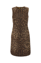 Printed wool blend dress -  | Wise