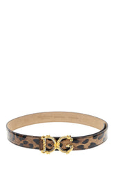 Printed leather reversible belt -  | Wise