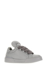 Grey nappa leather Mega Skate sneakers -  | Wise