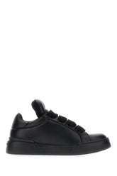 Black nappa leather Mega Skate sneakers -  | Wise