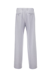 Pantalone in misto lana stretch grigio chiaro -  | Wise