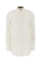 Ivory silk shirt -  | Wise