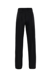 Pantalone in lana stretch nera -  | Wise