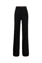 Black wool pant -  | Wise