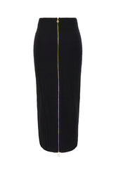 Black wool skirt -  | Wise