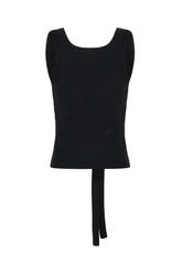 Top in misto lana stretch nero -  | Wise