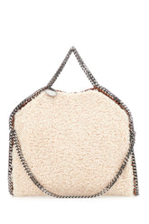 Ivory eco shearling Falabella handbag -  | Wise