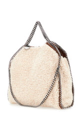 Ivory eco shearling Falabella handbag -  | Wise