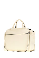 Ivory leather medium Steph handbag -  | Wise