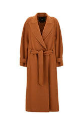 Brick cashmere coat -  | Wise