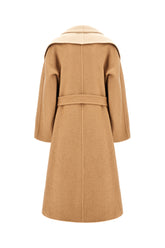 Camel wool reversible coat -  | Wise