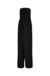 Black triacetate blend jumpsuit -  | Wise