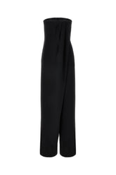 Black triacetate blend jumpsuit -  | Wise