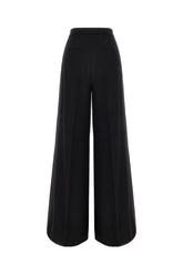 Pantalone in lana stretch nera -  | Wise