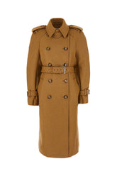 Camel wool blend coat -  | Wise