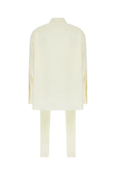 Cream silk oversize blouse -  | Wise