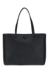 Black leather shopping bag -  | Wise