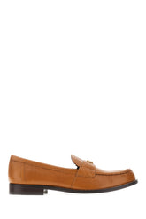 Camel leather Perry loafers -  | Wise