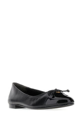 Ballerine Cap-toe in pelle nera -  | Wise