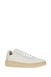 White leather V-90 sneakers -  | Wise