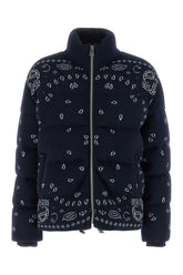 Midnight blue wool down jacket -  | Wise