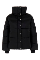 Black nylon padded jacket -  | Wise