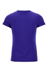 Blue stretch cotton t-shirt -  | Wise