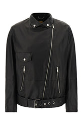 Black nappa leather jacket -  | Wise