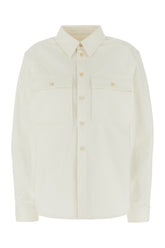 Ivory denim oversize shirt -  | Wise