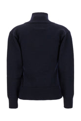 Maglione in lana blu notte -  | Wise