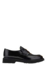 Black leather Lynton loafers -  | Wise