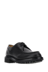 Black leather Lymington lace-up shoes -  | Wise