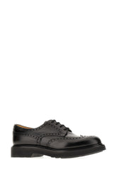 Black leather lace-up shoes -  | Wise