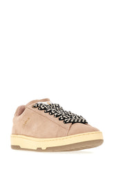 Antiqued pink suede Curb Lite sneakers -  | Wise