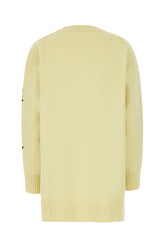 Maglione oversize in lana verde pastello -  | Wise