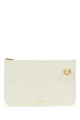 Ivory nappa leather crossbody bag -  | Wise