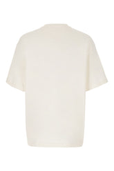 T-shirt oversize in cotone avorio -  | Wise