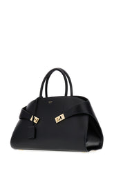 Black leather handbag -  | Wise