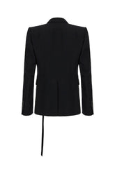 Black wool blazer -  | Wise