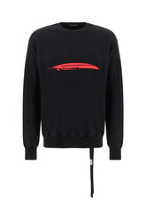 Black cotton sweatshirt -  | Wise