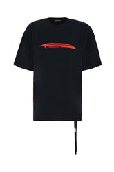 Black cotton oversize t-shirt -  | Wise