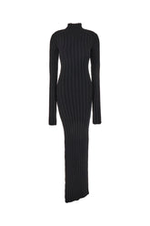 Black wool sweater dress -  | Wise