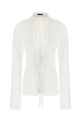 White cotton Linsey blouse -  | Wise