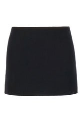 Black wool mini skirt -  | Wise