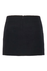 Black wool mini skirt -  | Wise