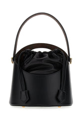 Black leather bucket bag -  | Wise