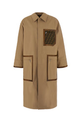 Camel cotton trench -  | Wise